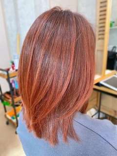 オレンジ☆ピンク