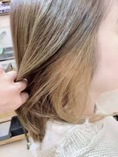 インナーカラー☆ベージュ